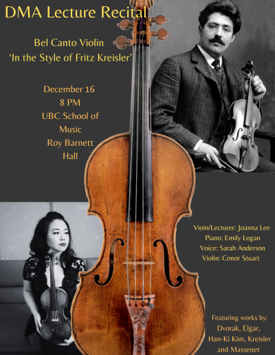 Lecture Recital Poster